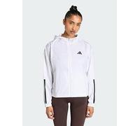 adidas Hyperglam 3-Stripes Windbreaker, White, Size S, Women White