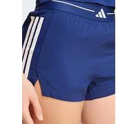 adidas Hyperglam 3-Stripes Woven Shorts, Dark Blue, Size L, Inside Leg Regular, Women Dark Blue