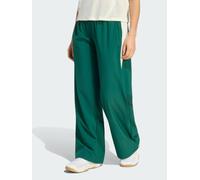 adidas Hyperglam Color Block Wide Woven Pants, Dark Blue, Size Xl, Inside Leg Regular, Women Dark Blue