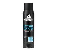 Adidas Ice Dive Cool & Aquatic 48H Enduring Fragrance Deodorant Bodyspray 150ml, Pack of 2