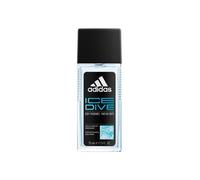 2 x 75ml Adidas Ice Dive Natural Deodorant Spray Body Fragrance