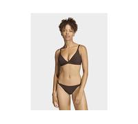 adidas Iconisea Ribbed Padded Triangle Bikini Top - Brown - Womens 32"
