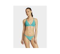adidas Iconisea Ribbed Padded Triangle Bikini Top - Green - Womens 30"