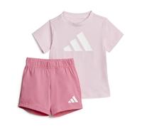 Adidas Infant Essentials T-Shirt & Shorts Set Colour: Pink, Size: 2-3 years