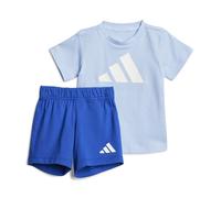 Adidas Infant Essentials T-Shirt & Shorts Set Size: 12-18m, Colour: Blue