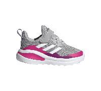 Adidas Infant FortaRun Elastic Lace Top Strap Running Shoes Size: UK 3c, Colour: Grey