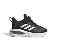 Adidas Infant FortaRun Sport Running Elastic Lace and Top Strap Shoes Colour: Black, Size: 5 1/2c UK