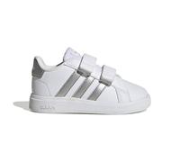 Adidas Infant Grand Court Lifestyle Hook and Loop Shoes Size: UK 8 1/2c, Colour: White