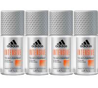Adidas INTENSIVE 72hr Protection Roll-On Deodorant 50ml / 1.69oz (Pack Of 4)