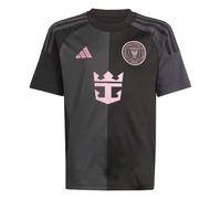 Adidas Inter Miami CF Messi Away Junior Short Sleeve Jersey 2025/2026 Colour: Black, Size: 13-14 years