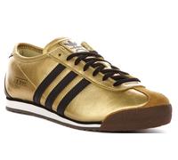 Adidas Italia 70S Shell Toe Lace Up Womens Trainers In Gold UK 7 - 8