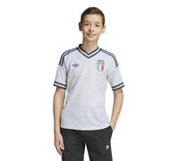 Adidas Italy 26/27 Away Junior Short Sleeve T-shirt White 13-14 Years Kids