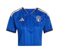 Adidas Italy 26/27 Cropped Home Woman Short Sleeve T-shirt