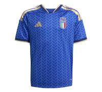 Adidas Italy 26/27 Home Junior Short Sleeve T-shirt Blue 7-8 Years Boys,Girls