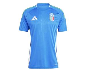 adidas Italy Men’s Home Stadium Jersey 2024 (US, Alpha, Medium, Regular, Regular, Blue)