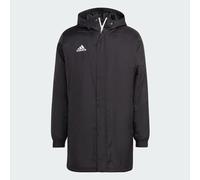 adidas Jacket Mens Entrada 22 Stadium Football Black Outdoor Long Coat
