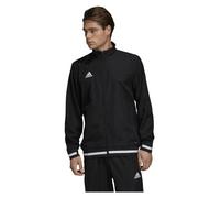 adidas Jacket Mens T19 Sports Top Football Woven Black Hockey Teamwear