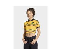 adidas Jamaica 26 X Bob Marley Home Cropped Jersey - Yellow - Womens M