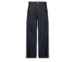 adidas Jeans Firebird Adicolor Denim Jeans Mid-Rise Straight Leg in Blue US 32