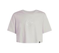 adidas Girl's Everyday Glam Cropped Graphic T-Shirt Junior, ice Lavender, 11-12 Years
