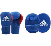 Adidas Boxing Gloves And Focus Mitts Set Adult Men Women Kids Fitness Training Workout Gym Pads 10oz 6oz (Kids)