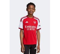adidas Junior Arsenal Fc 26/27 Home Stadium Replica Shirt, Red, Size 7-8 Years Red