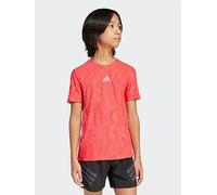 adidas Junior Boys Running Champ Woven Shorts, Black/Reflective Silver, Size 7-8 Years Black/Reflective Silver