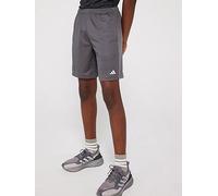 adidas Unisex Kids Train Essentials Logo Regular Fit Short Junior, Grey Five/White, 7-8 Years