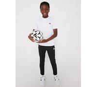 adidas Junior Boys Train Essentials T-Shirt - White, White/Black, Size 7-8 Years White/Black
