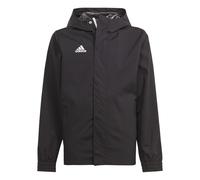 Adidas Junior Entrada 22 All-Weather Jacket Colour: Black, Size: 7-8 years