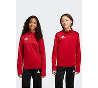 Adidas Entrada 26 Training Half Zip Sweatshirt Red 15-16 Years Kids