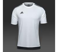 adidas Junior Estro 15 SS Jersey White Black