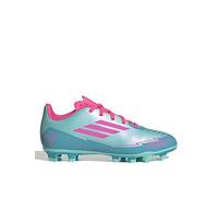 adidas Kids F50 Club Juniors Firm Ground Football Boots Blue/Pink 5 UK Child