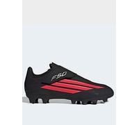 adidas Junior F50 Club Velcro Astro Turf Football Boot, Black, Size 2 Older Black