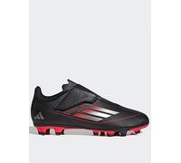 adidas Junior F50 Club Velcro Firm Ground Football Boots - Black, Black, Size 10 Black