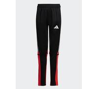 adidas Unisex Kids F50 Training Pants Kids, Black/Lucid red/White, 9-10 Years