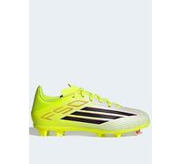 adidas Junior F50 League Firm Ground Football Boot, Tesoye/Cblack/Lucred, Size 5 Older Tesoye/Cblack/Lucred