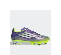 adidas Junior F50 League Soft Ground Football Boots - Purple, Purple, Size 3 Older Purple
