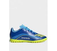 adidas Junior F50 Messi Club Astro Turf Football Boots - Blue, Blue, Size 11 Younger Blue