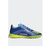 adidas Junior F50 Messi League Astro Turf Football Boots, Blue, Size 4 Older Blue