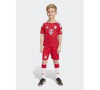 adidas Junior FC Bayern Munich 26/27 Home Mini Kit, Red, Size 5-6 Years Red