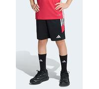 adidas Unisex Kids Tiro 26 Essentials Kids Shorts, Black/Power Pink/White, 7-8 Years