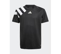 adidas Junior Fortore 23 Football Training Jersey, Black/White, Size 5-6 Years Black/White