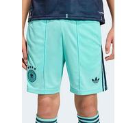 adidas Junior Germany 26 Away Replica Football Shorts, Blue, Size 11-12 Years Blue