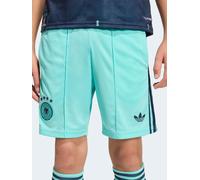 adidas Junior Germany 26 Away Replica Football Shorts, Blue, Size 9-10 Years Blue