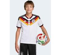 adidas Junior Germany Replica 26 Home Football Shirt, White, Size 11-12 Years White