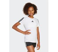 adidas - Kid's Training Essential 3 Stripes Tee - T-shirt size 140, white