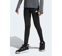 adidas Girl's TRAIN ESSENTIALS 3-STRIPES LEGGINGS, core black/cloud white, 5-6 Years