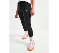 adidas Junior Girls Training Tech Fit Tights - Black, Black/Carbon/White, Size 5-6 Years Black/Carbon/White