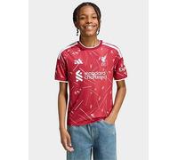 adidas Junior Liverpool Fc 26/27 Home Stadium Replica Shirt, Red, Size 11-12 Years Red